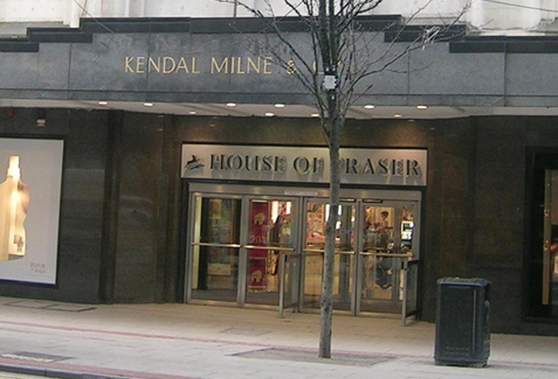 Kendals department store House of Fraser Deansgate Manchester