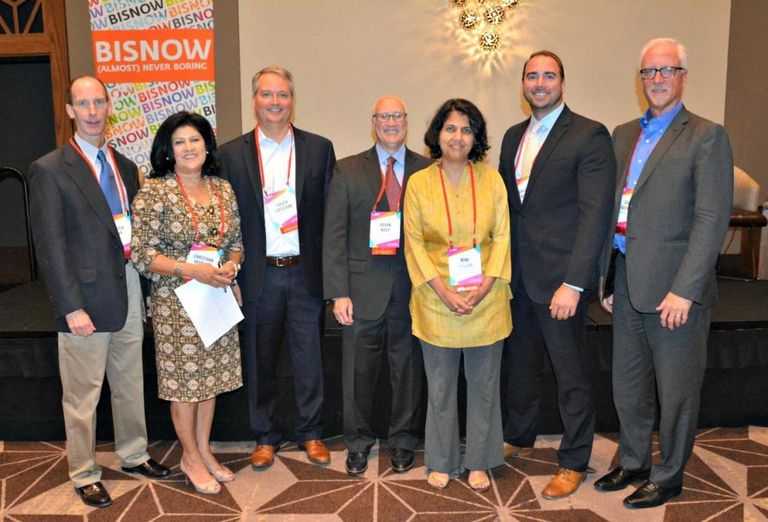 Central Health's Steven Lamp, Dell Medical School's Christann Vasquez, JE Dunn Construction's Chuck Lipscomb, Brian Novy Co.'s Brian Novy, Dell Medical School's Mini Khalon, Seton Healthcare's David Shackelford, Seton Healthcare's Greg Hartman