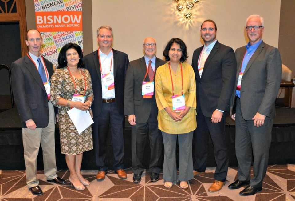 Central Health's Steven Lamp, Dell Medical School's Christann Vasquez, JE Dunn Construction's Chuck Lipscomb, Brian Novy Co.'s Brian Novy, Dell Medical School's Mini Khalon, Seton Healthcare's David Shackelford, Seton Healthcare's Greg Hartman