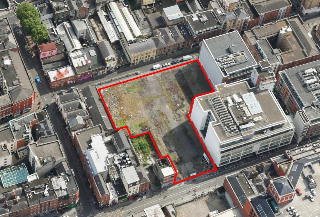Development site on Upper Abbey Street