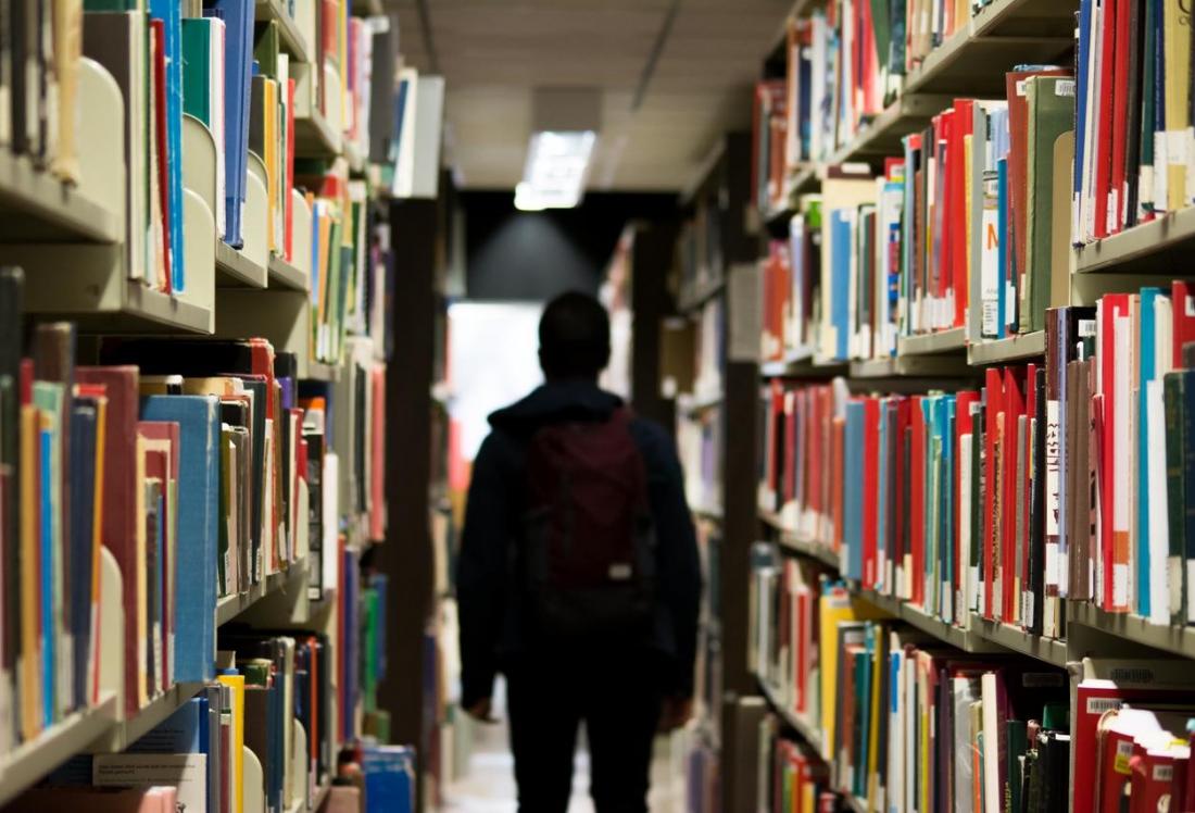 student housing, library university