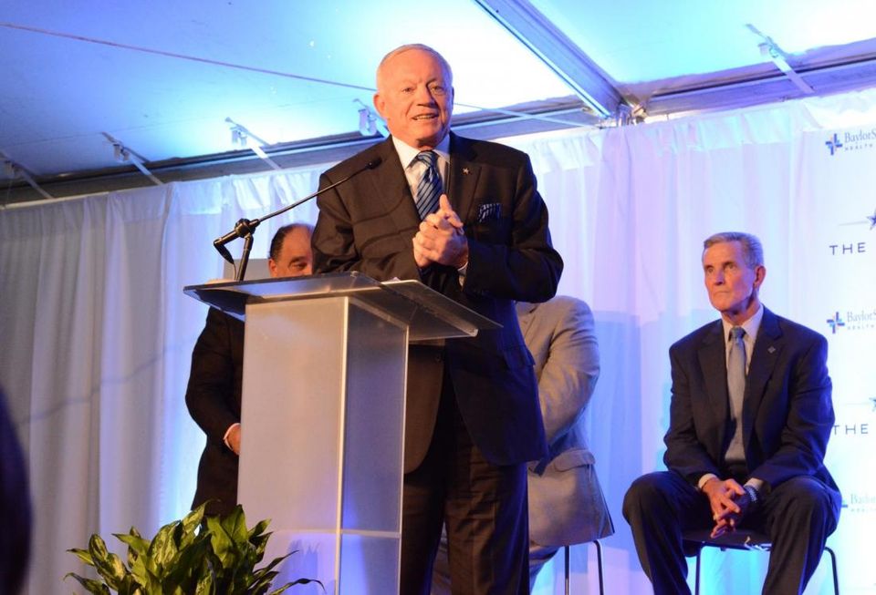 Jerry Jones at The Star groundbreaking in Frisco on June 15, 2016