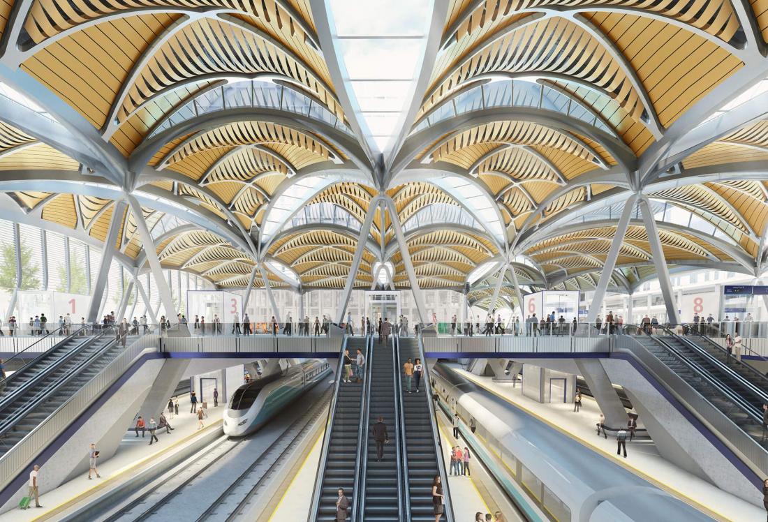 HS2 station Euston London Grimshaw