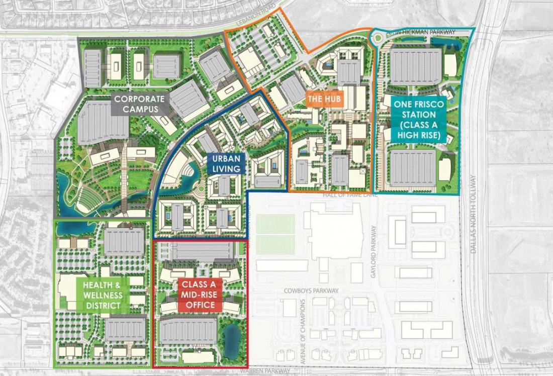 NewcrestImage is launching an ambitious and innovative 4-brand, 600-room “lifestyle hotel campus” at Frisco Station, a 242-acre, mixed-use development located in the northwest quadrant of the Dallas North Tollway and Warren Parkway in Frisco