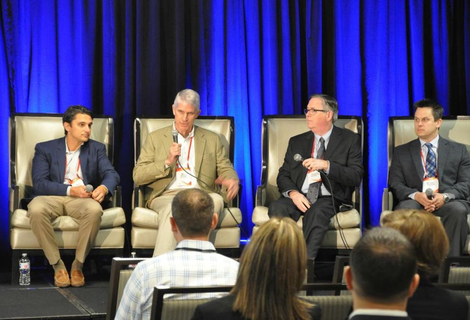 Alliance Residential Managing Director Cyris Bahrami, Stolz Partners Founder Will Stolz, STG Design Principal Warren Johnson, Arch-Con Corp. Senior Vice President Michael Vaughn