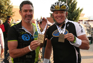Aaron Georgelas and Steve Gischner Leadville 100