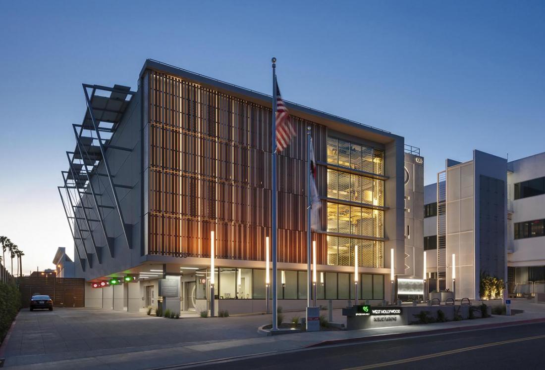 The Weho City Hall Parking Garage