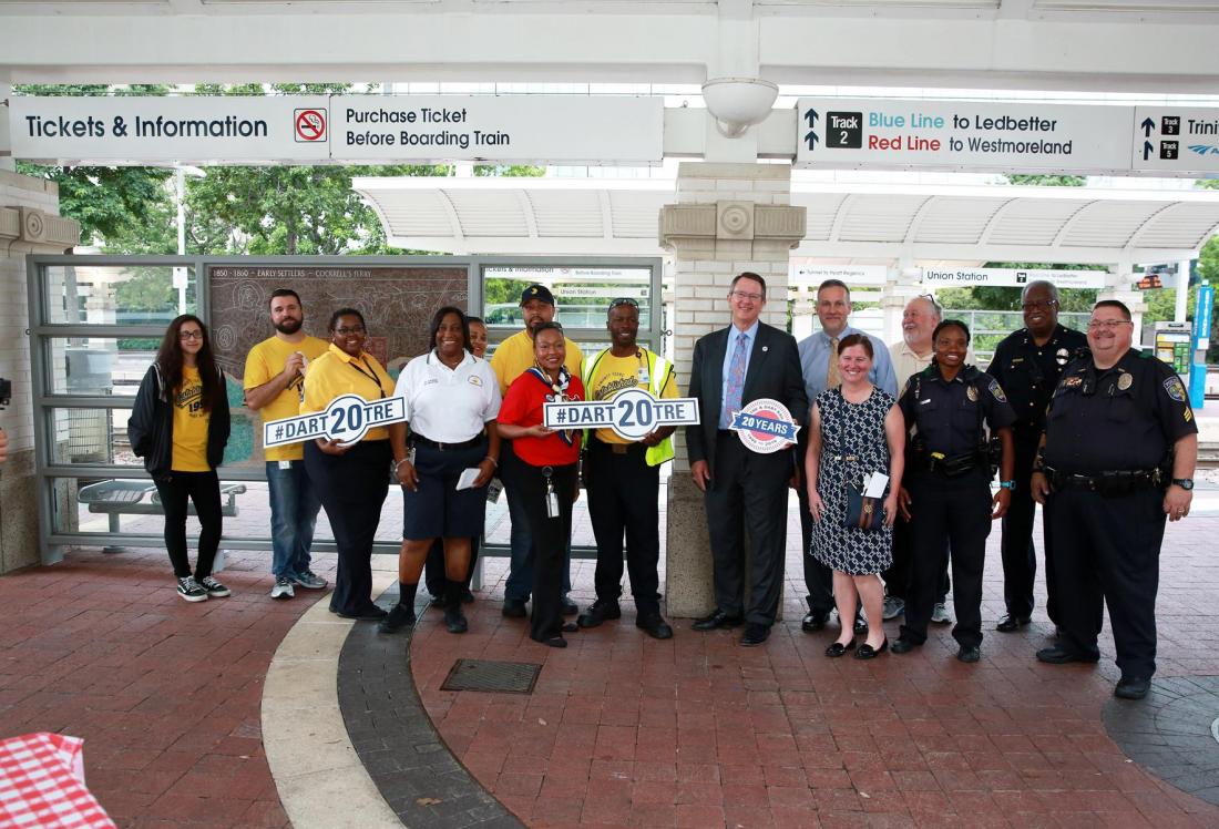 Dallas Area Rapid Transit (DART) 20th anniversary