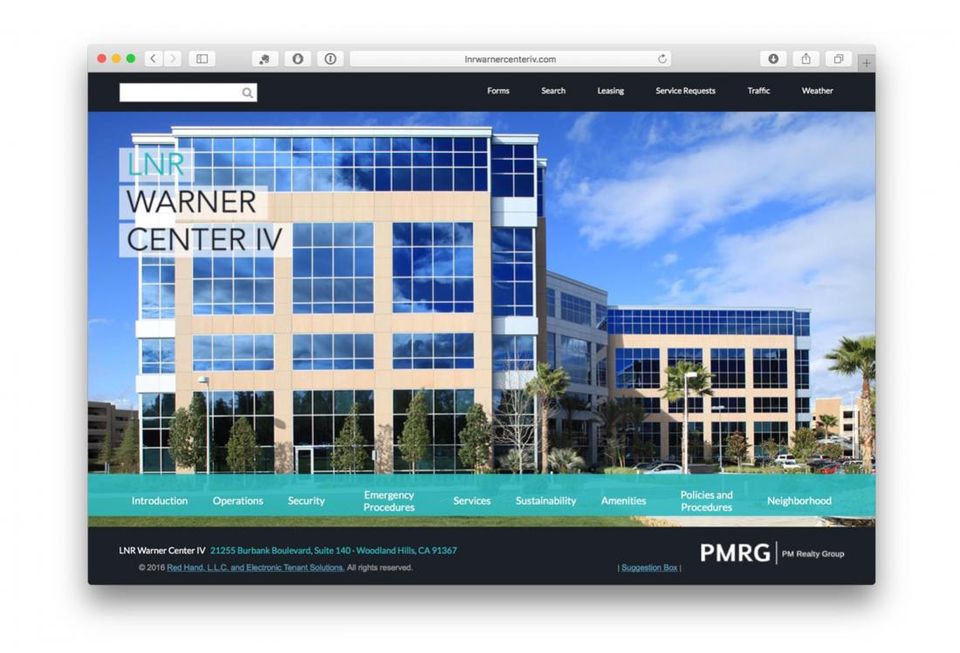 LNR Warner Center IV is an example of a building that communicates seamlessly with its management team via ETS software.