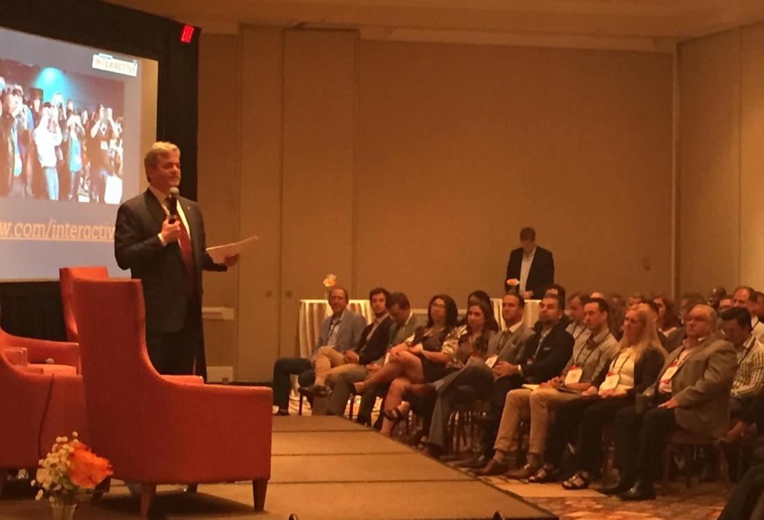 Austin Mayor Steve Adler at Bisnow's Austin hospitality event Apr 2016