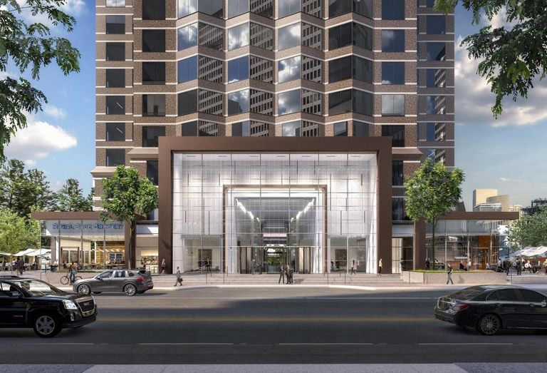 Rendering of Trammell Crow Center