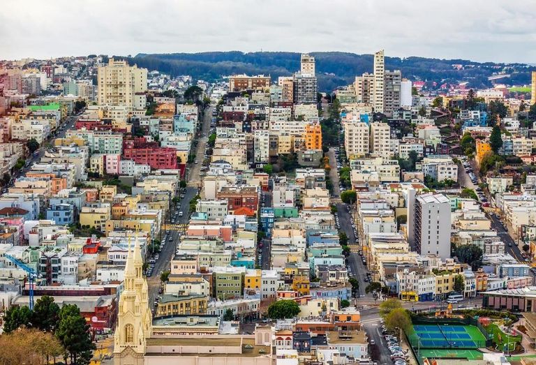 san francisco urban cityscape