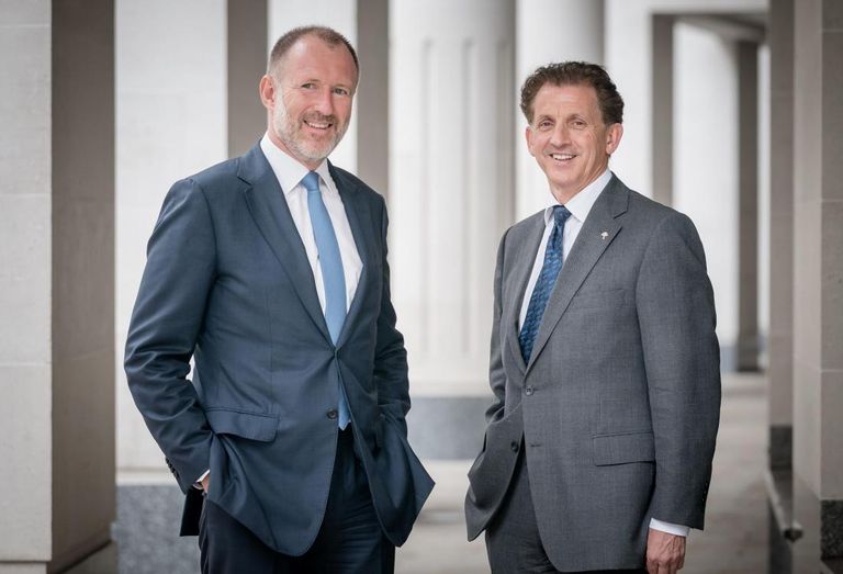 Bruntwood SciTech - left to right Chris Oglesby Bruntwood and Nigel Wilson L&G Legal & General