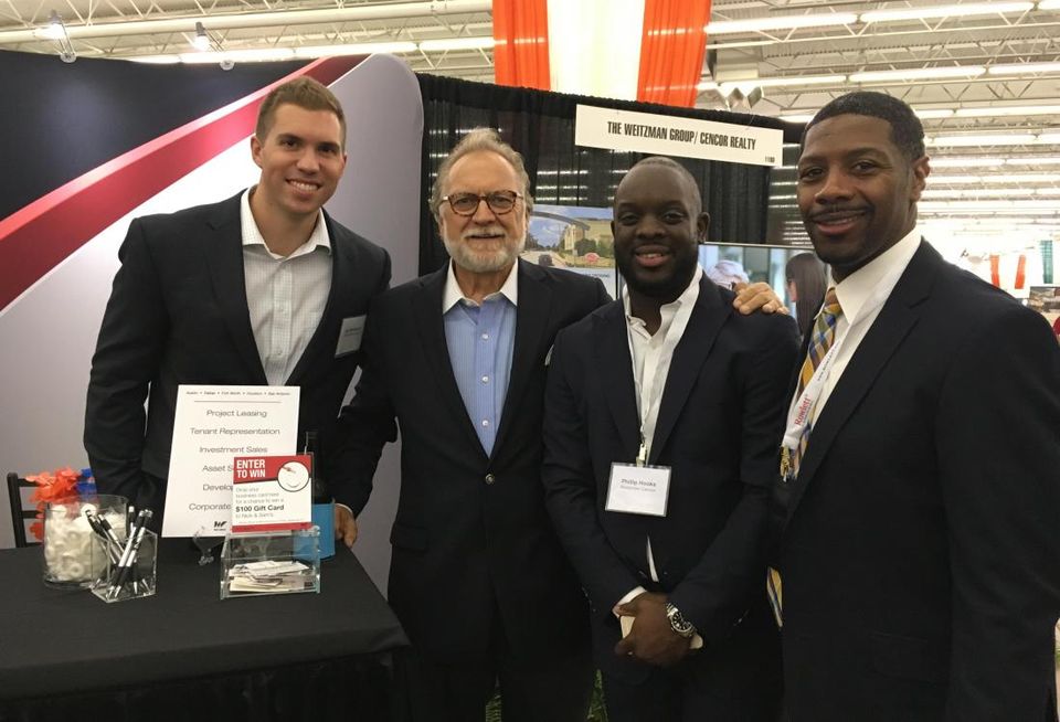 Weitzman’s Joe Davenport, Bob Young & Phillip Hooks and Basil Mitchell with NAI Robert Lynn Retail.