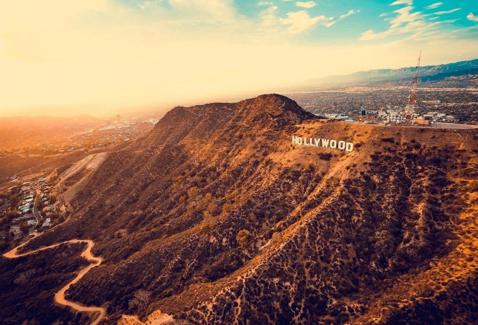 Hollywood Sign; Los Angeles; California, skyline
