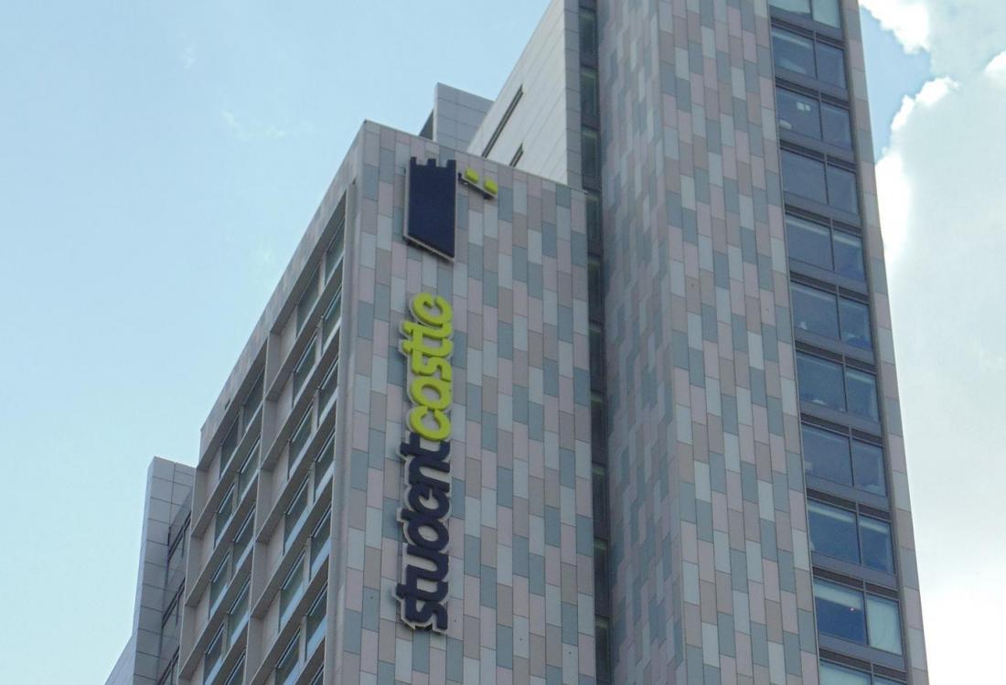 Student housing at Oxford Road, Manchester UK