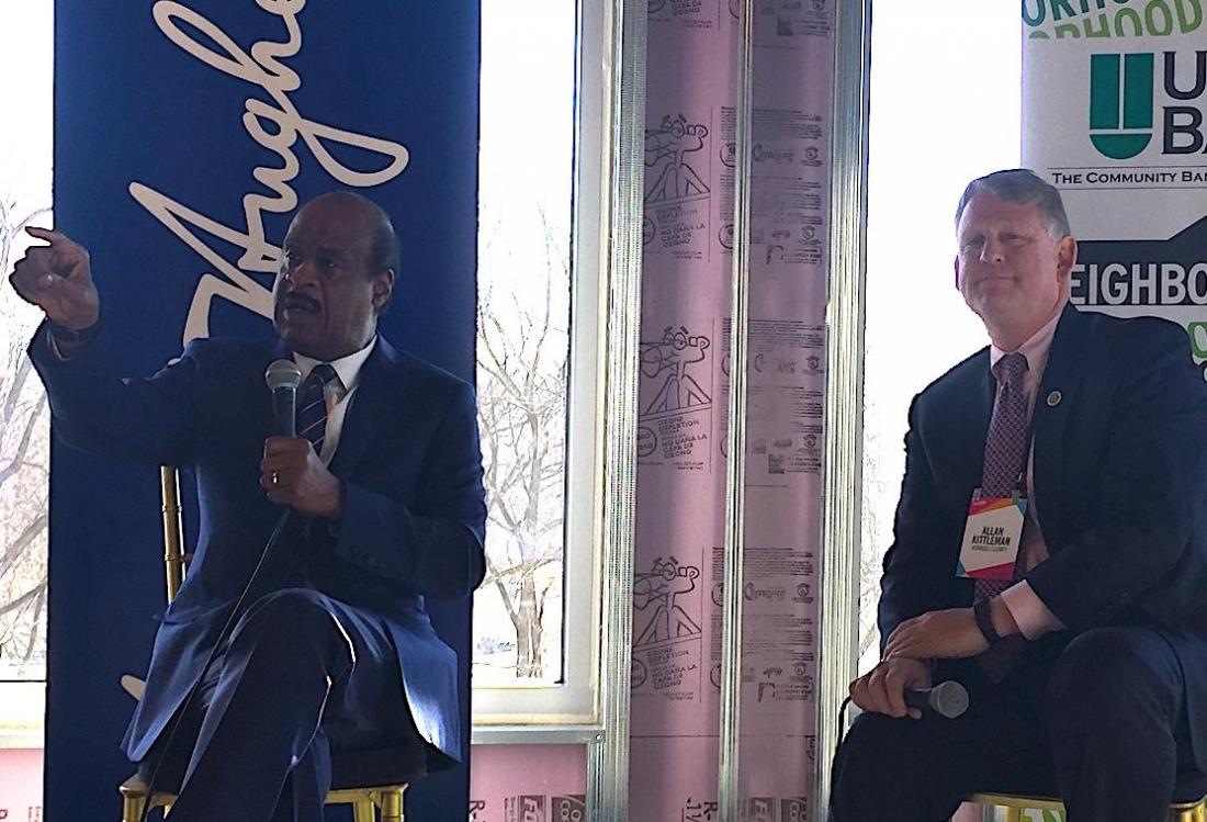 Montgomery County Executive Ike Leggett and Howard County Executive Allan Kittleman