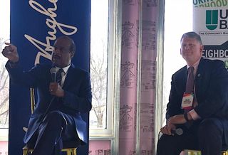 Montgomery County Executive Ike Leggett and Howard County Executive Allan Kittleman