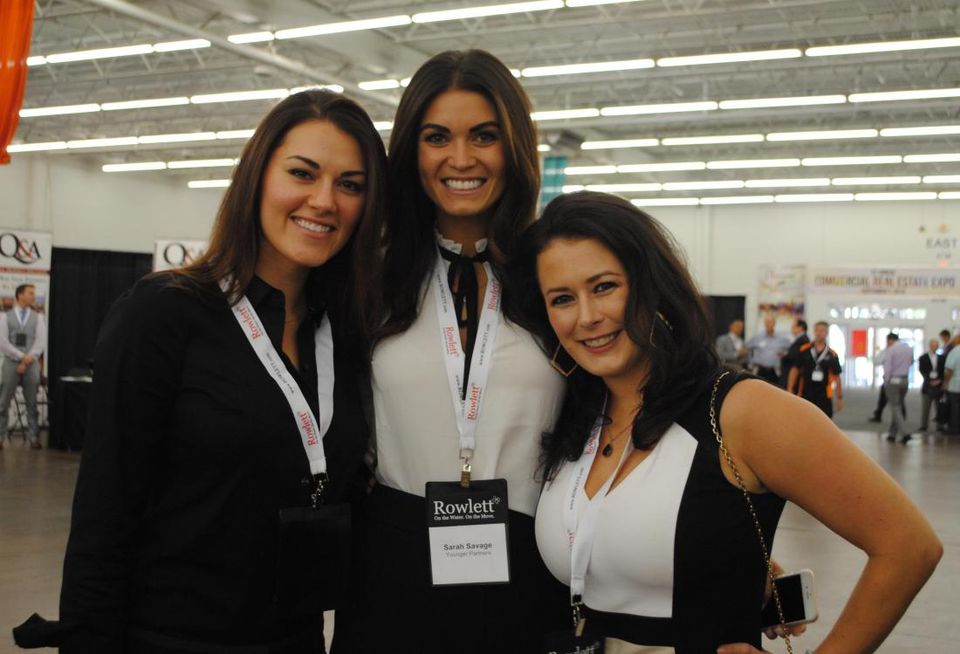 This trio of ladies celebrated the birthday of Colliers International’s Lindsey Wolcott (far right, with Katie McBroom and Younger Partners’ Sarah Savage) at the NTCAR Expo.