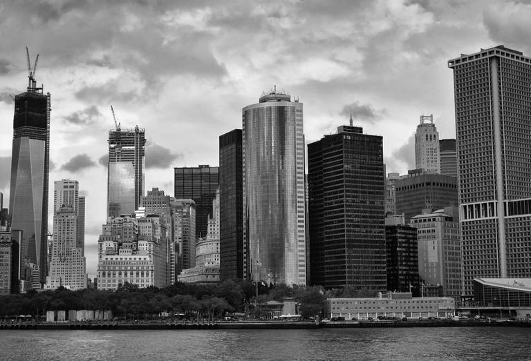 Manhattan skyline broadway 