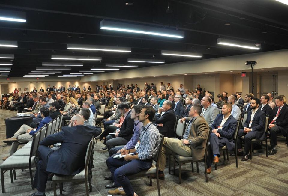 The crowd at Bisnow's Houston Multifamily Revival