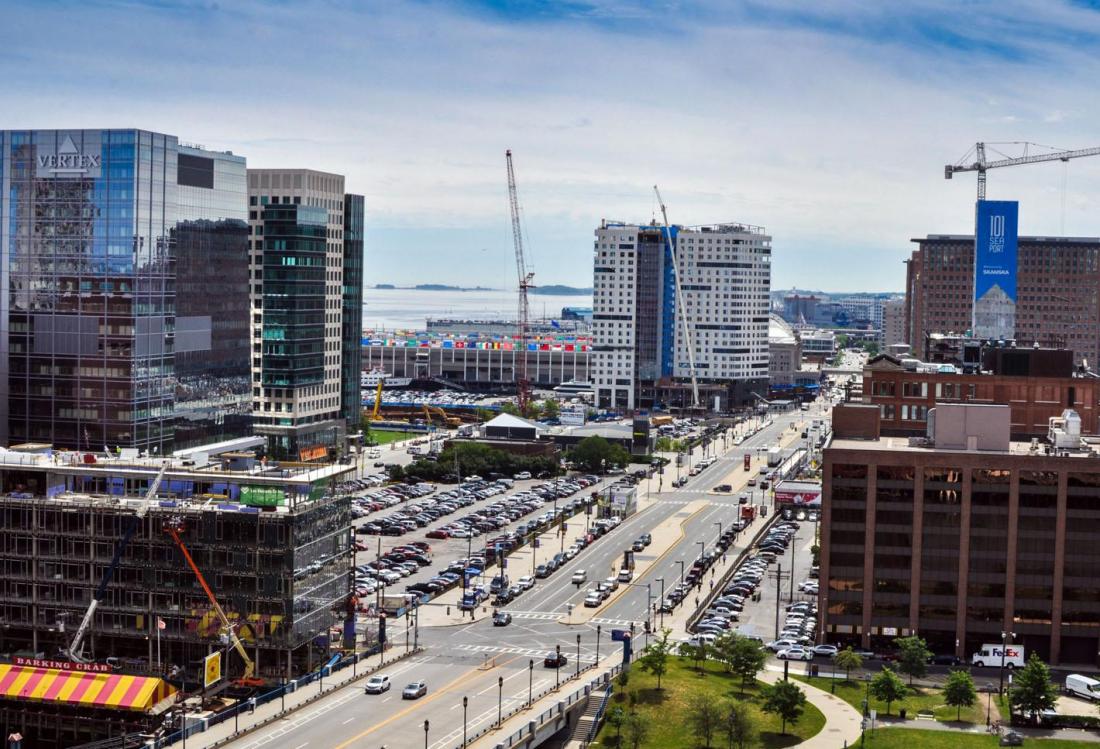 Construction In The Boston Seaport