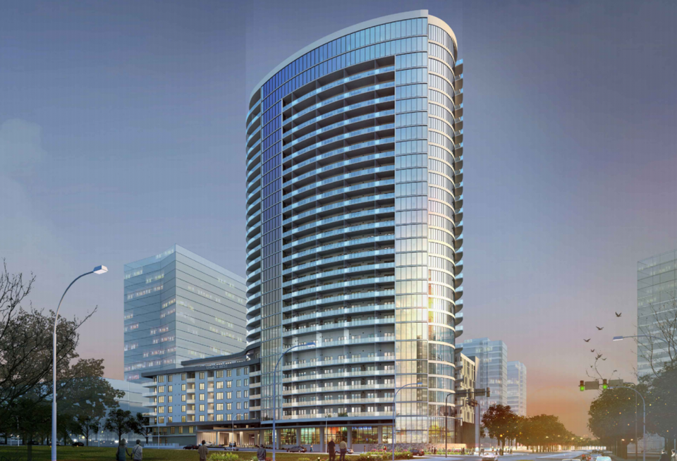 NE Development will break ground Thursday on the tallest multifamily building in Plano, LVL29. The 29-story, 328-unit complex designed by Humphreys and Partners with interiors by Henderson Design Studio will be constructed by Hunt Construction.