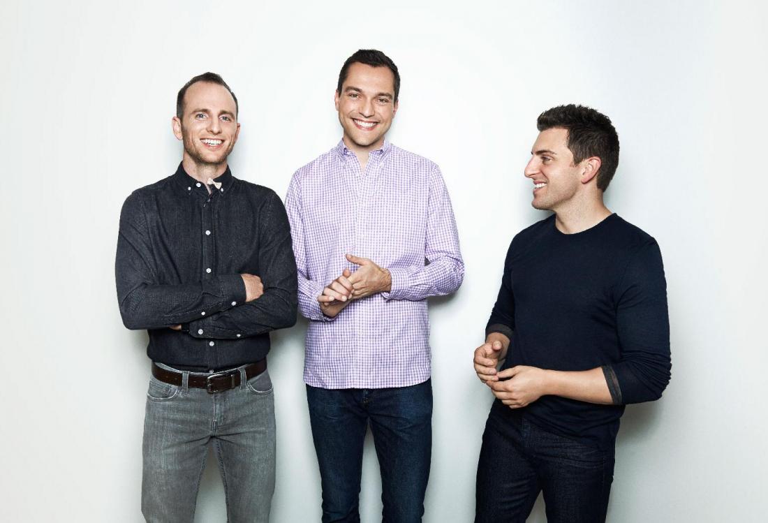 Airbnb Co-Founders Joseph Gebbia, Nathan Blecharcyzk And Brian Chesky