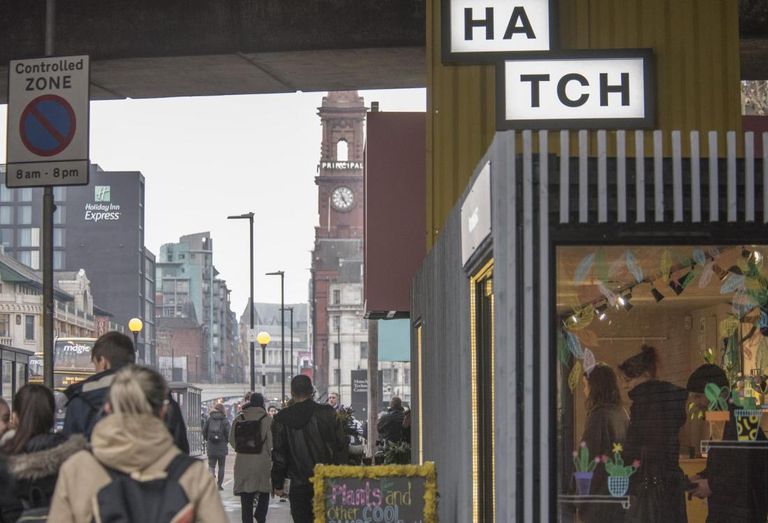 Bruntwood Oxford Road Manchester Hatch retail student pop-up