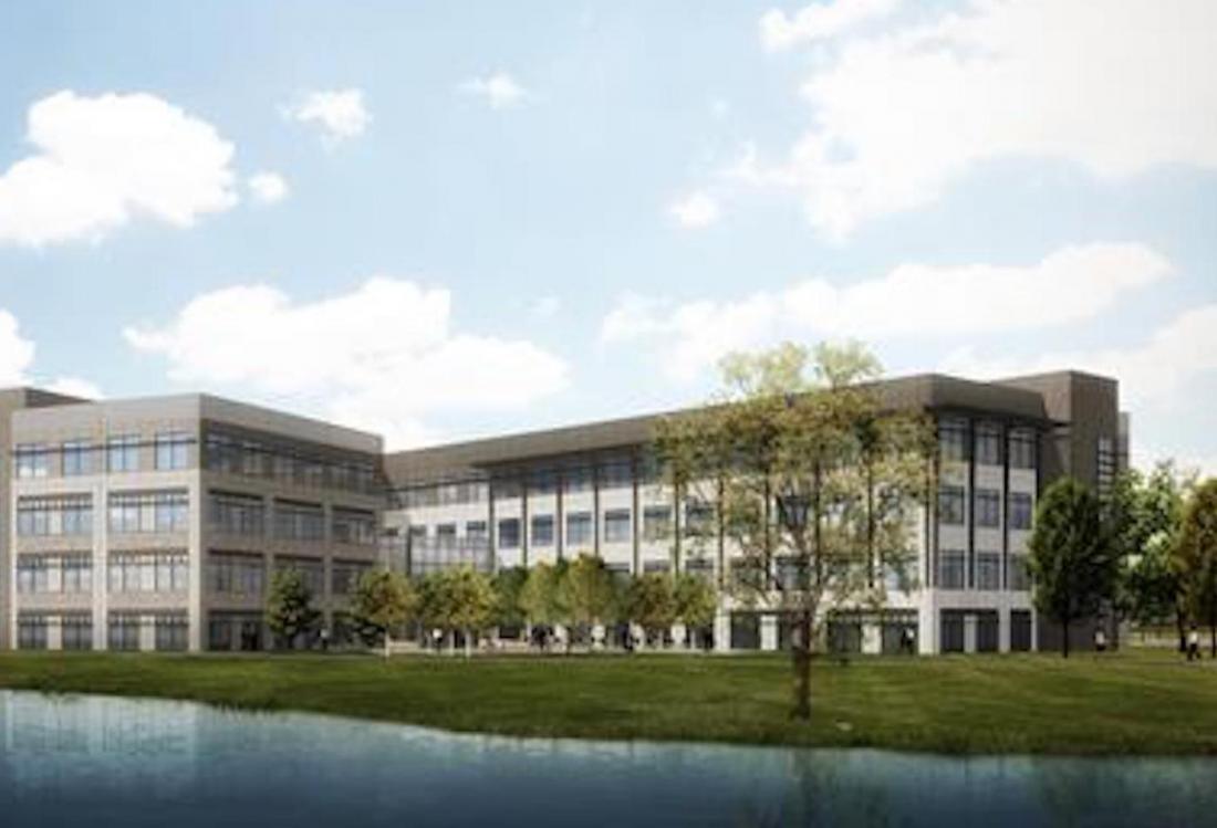 Mercedes-Benz Financial Services building rendering