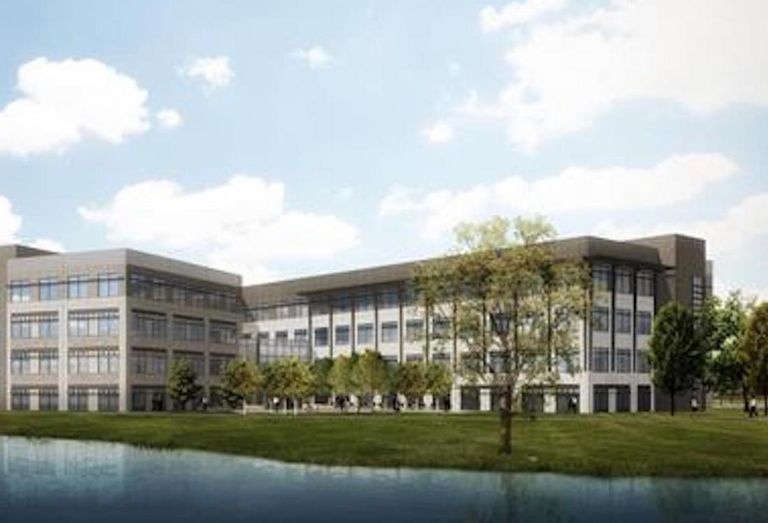 Mercedes-Benz Financial Services building rendering