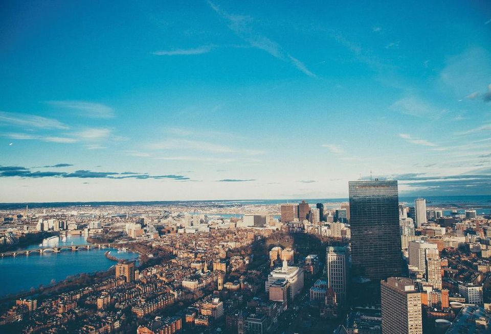 The Boston skyline