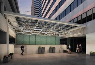 Three Riverway Garage Glass