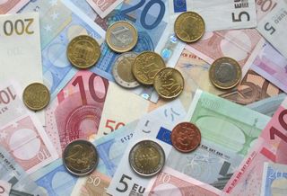 Euros money