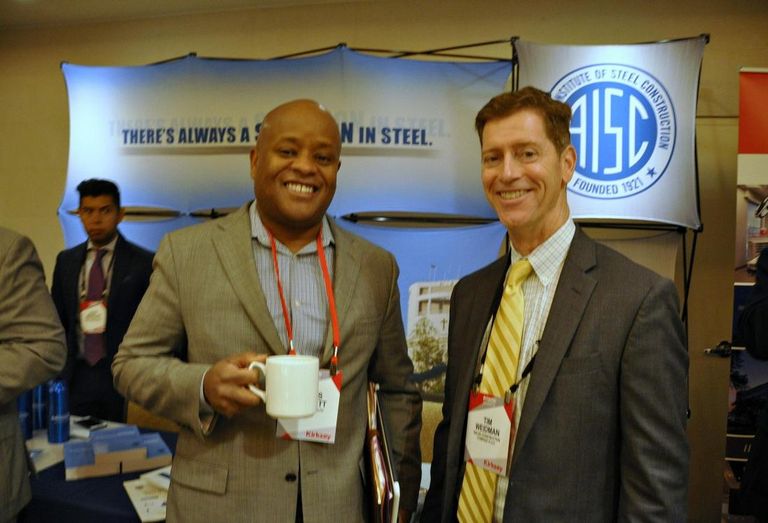 Centura Health Senior Vice President James Corbett, Walsh Construction Co. Director of Business Development Tim Weidman