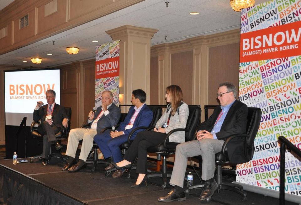 Moderator Riverway Title CEO John Hammond, Greystar Executive Director Stacy Hunt, Alliance Residential Company Managing Director Cyrus Bahrami, Thor Equities Director of Development Anna Deans and EDI InternationalPrincipal Brit Perkins