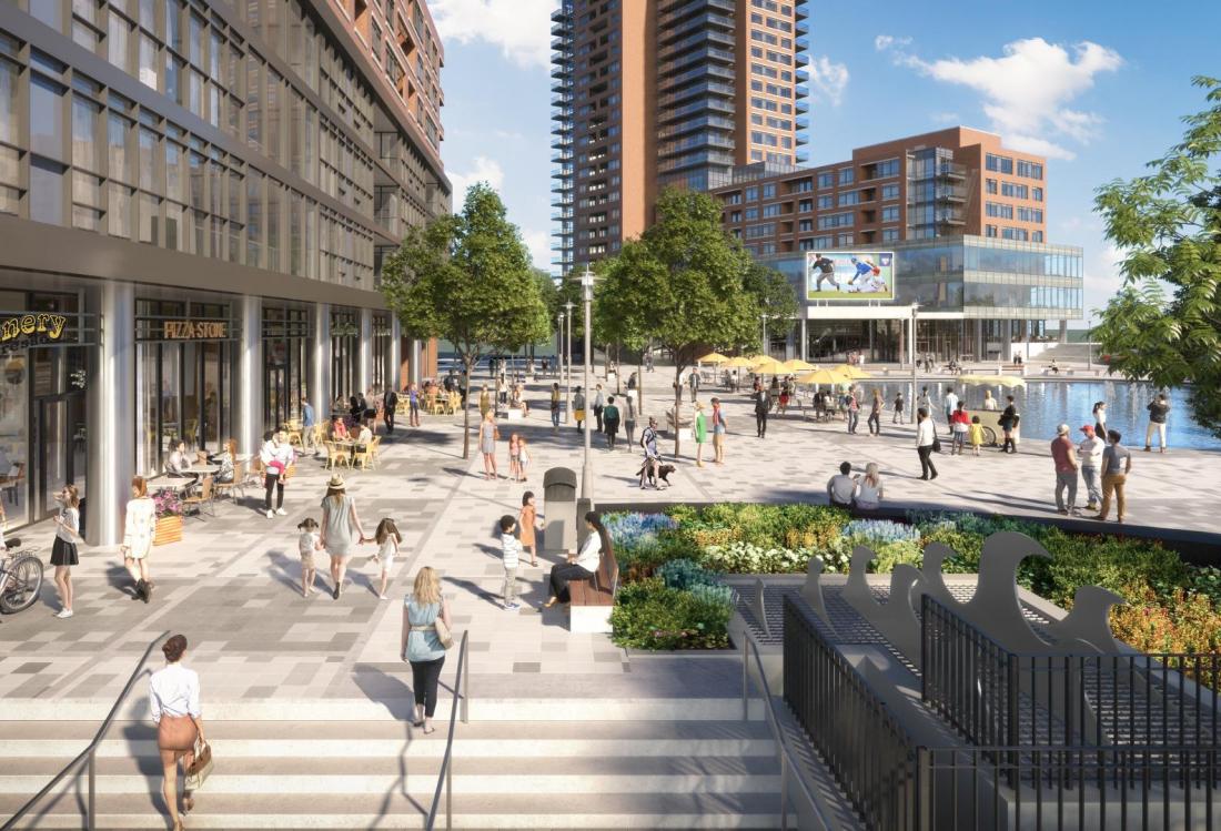 Vision at the Pat Bayly Square in Ajax