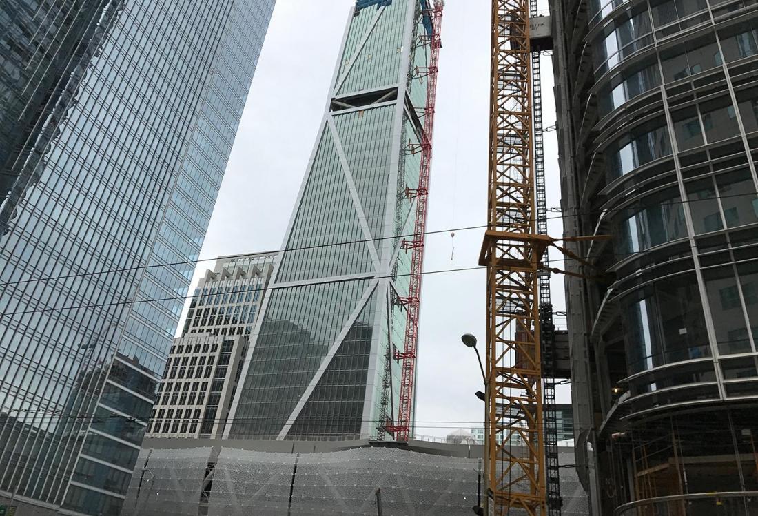 San Francisco's Transbay Terminal Nearing First Phase Of Completion