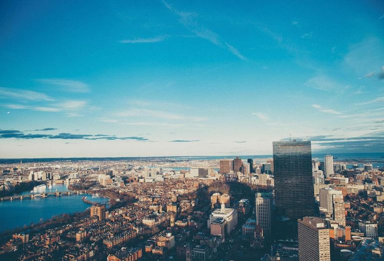 The Boston skyline