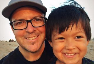 Brett Drogmund and son, Asher