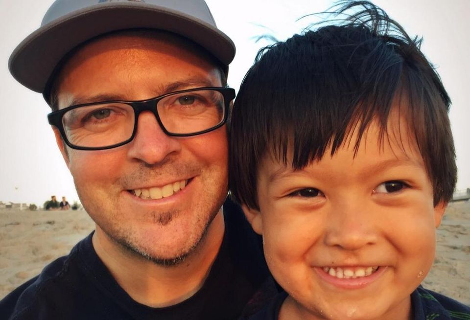 Brett Drogmund and son, Asher