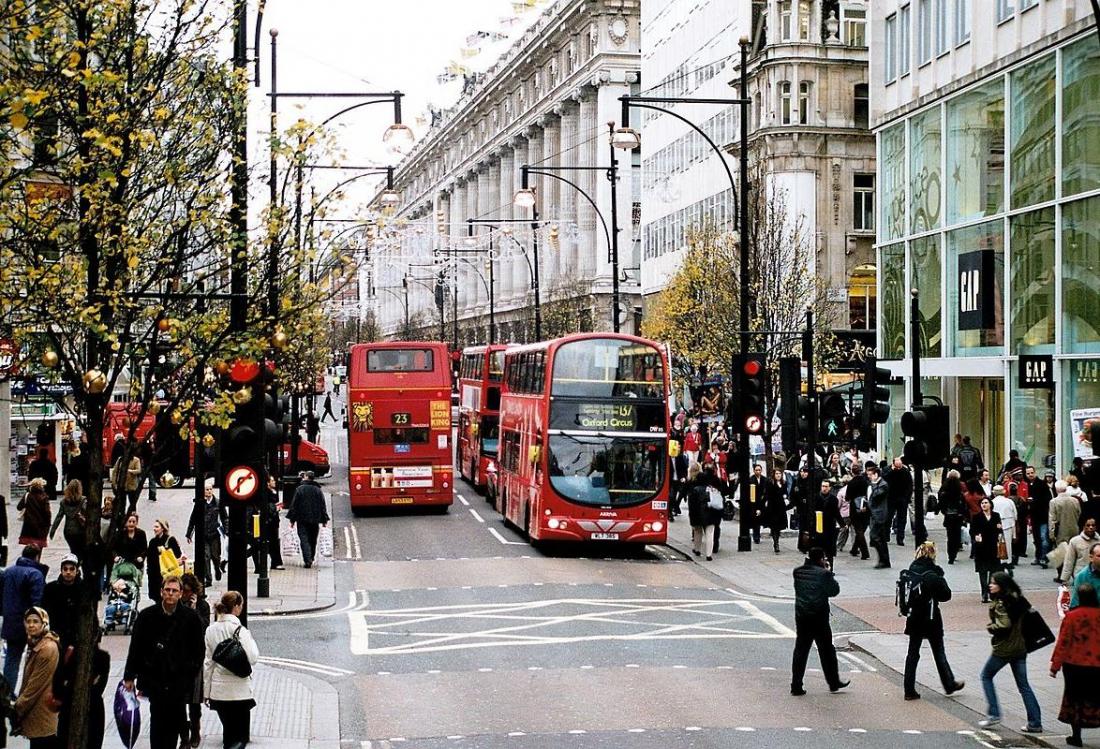 Oxford Street London, UK retail