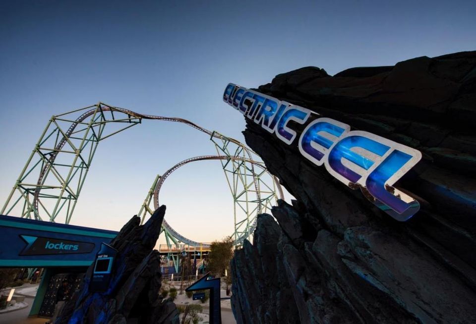 Electric Eel ride in Sea World San Diego