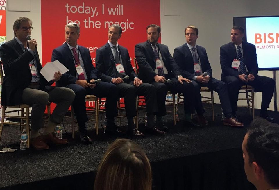 Rivergate KW Residential/Eden Multifamily's Jay Massirman CBRE's Christian Lee, Aztec Group's Jason Shapiro; FM Capital Aaron Kurlansky, Wells Fargo's Scott Primeau; Avison Young's David Duckworth.