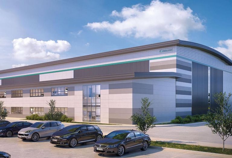 Prologis' Birmingham Interchange warehousing development Feb 2018