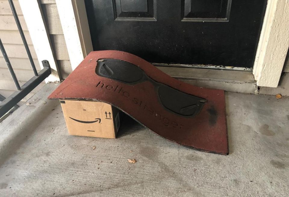 Hiding A Package From Porch Pirates