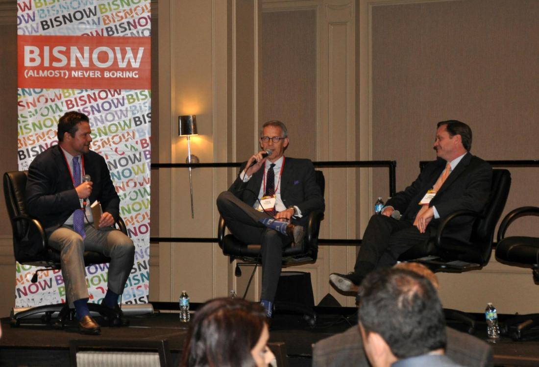 National Sales Commonwealth Land Title Vice President William Wagasy, Duke Realty Senior Vice President David Hudson, Trammel Crow Company Principal Jeremy Garner 
