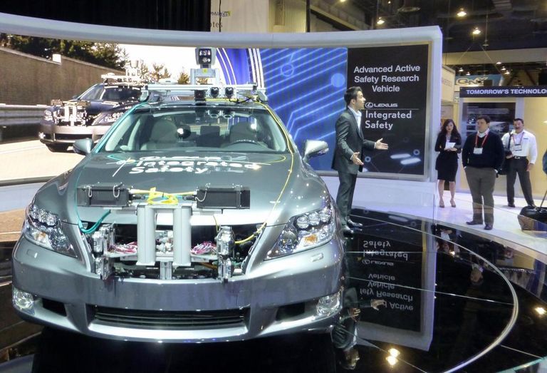 Toyota driverless car