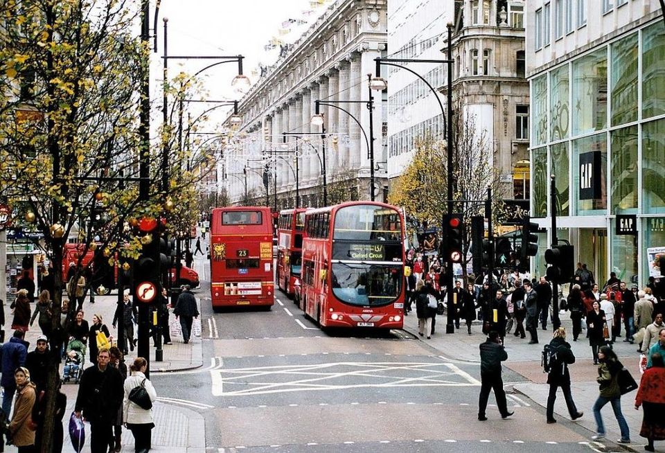 Oxford Street London, UK retail