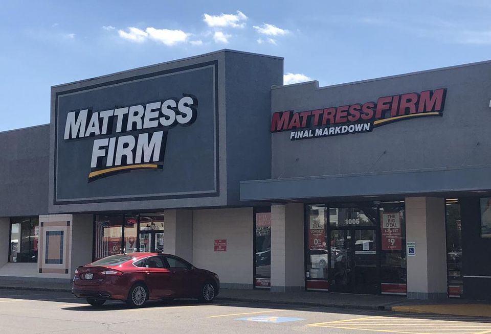 Two Mattress Firm locations next door to each other In Houston